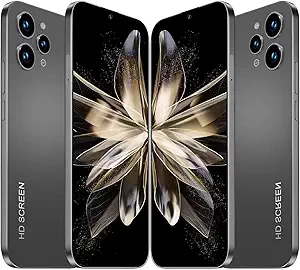 2025 Android Phone N14pro 12+512GB Unlocked 5G Cell Phone, Dimensity 6100+ 14.0 Core CPU Android 13 Unlock Phones,72MP Main Camera Smartphones, 6.90" Large Screen Mobile,US (Black)